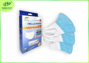 KHẨU TRANG CHO EM BÉ 8D HELLO MASK ( 6-15 Tuổi - 10 Cái/Hộp )